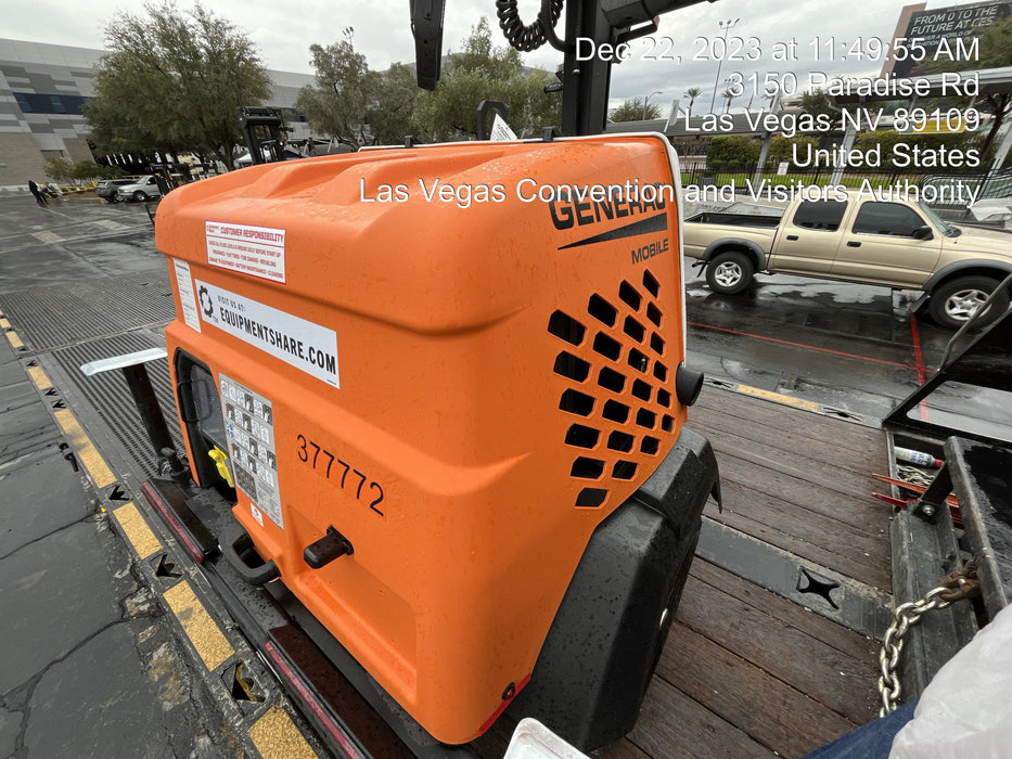 2023 Generac MLT2 Diesel, Flex Switch 120V Input, Powerzone Controller, 
(4) 320W LED Lights, 4kW Generator, 39.9 Gal Fuel Tank, 2" Ball, T3