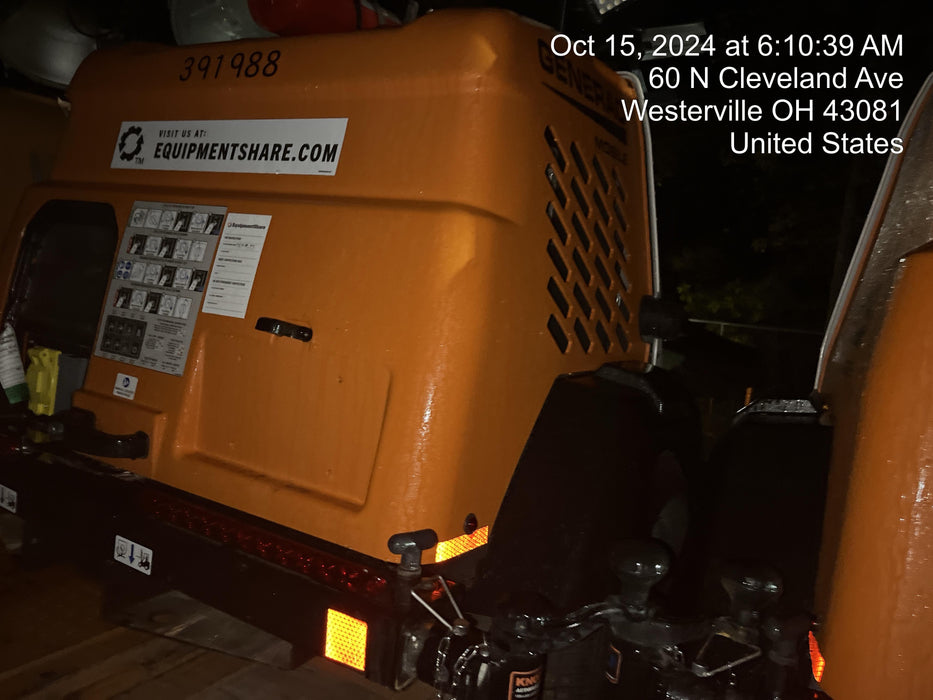 2024 Generac MLT2 Diesel, Flex Switch 120V Input, Powerzone Controller, 
(4) 320W LED Lights, 4kW Generator, 39.9 Gal Fuel Tank, 2" Ball, T3