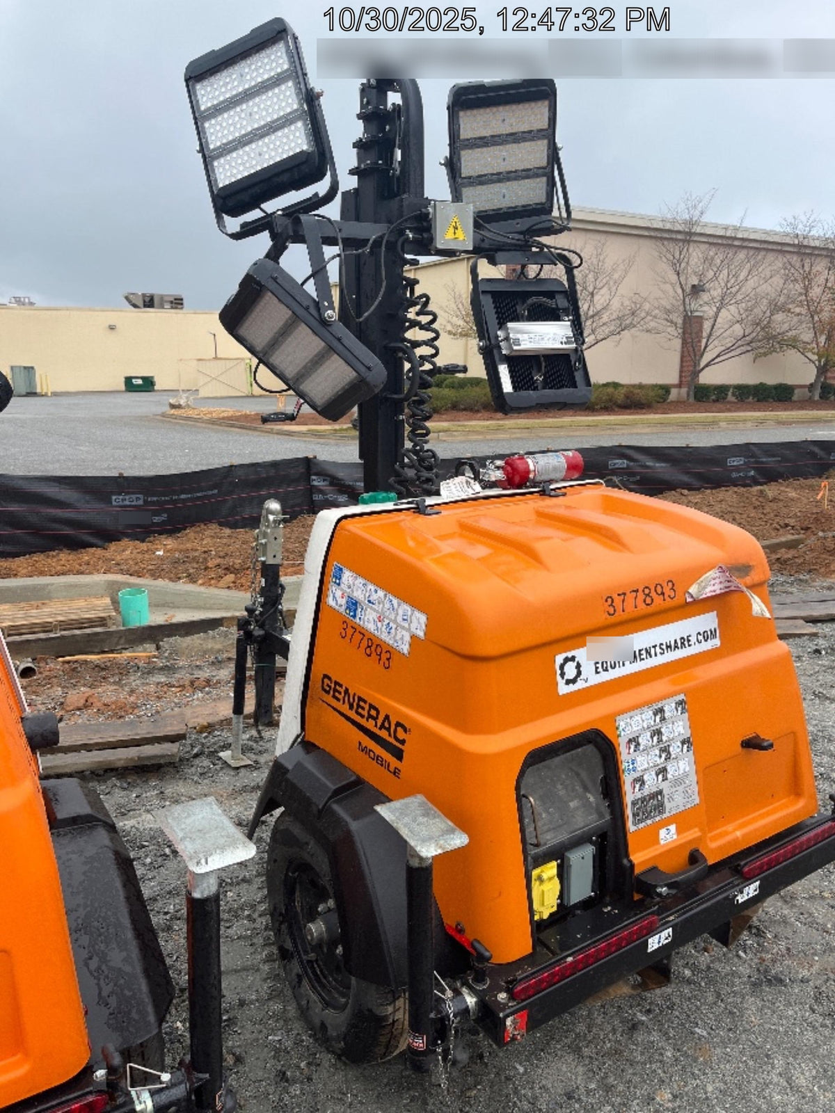2023 Generac MLT2 Diesel, Flex Switch 120V Input, Powerzone Controller, 
(4) 320W LED Lights, 4kW Generator, 39.9 Gal Fuel Tank, 2" Ball, T3