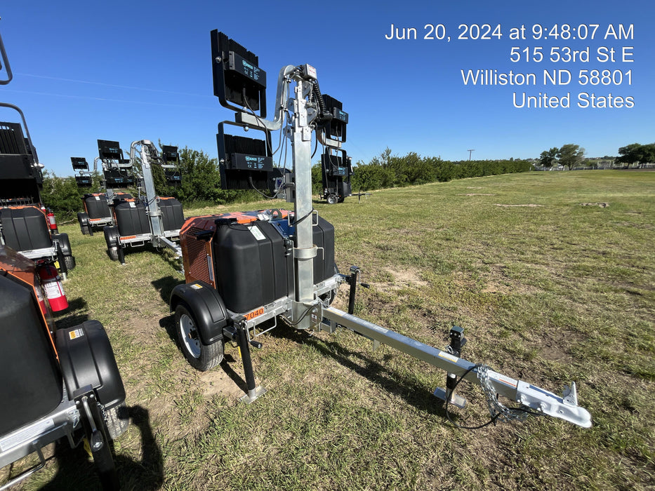 2024 Wanco WLTT-4MM4K Diesel, Deep Sea Controller, Shore Power Plug, Auto Start, (4) 350W LED Floodlights, 4kW Generator, 60 Gal Fuel Tank, 2" Ball, T3