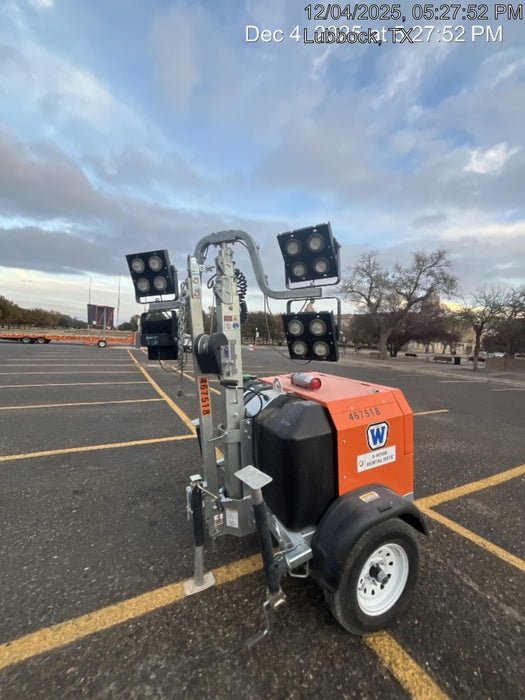 2024 Wanco WLTT-4MM4K Diesel, Deep Sea Controller, Shore Power Plug, Auto Start, (4) 350W LED Floodlights, 4kW Generator, 60 Gal Fuel Tank, 2" Ball, T3