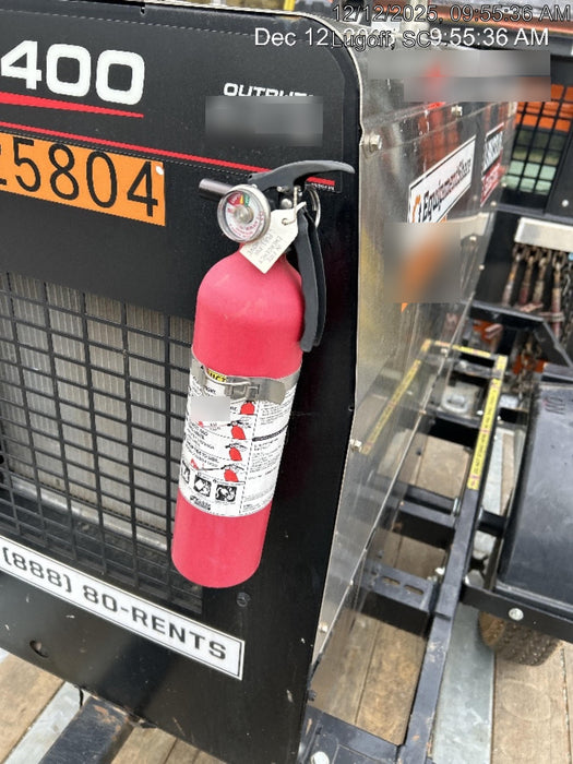 2024 Lincoln Electric LE400 Kubota V1505, Trlr, Cable Rack, Light Kit, ES Decals, T3