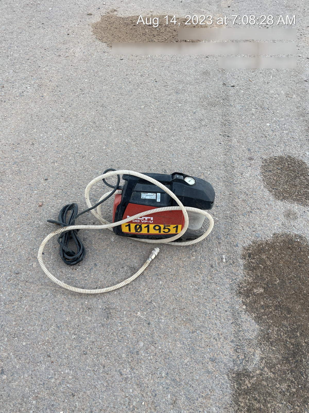 2020 HILTI DD VP-U