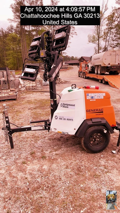 2024 Generac MLT2 Diesel, Flex Switch 120V Input, Powerzone Controller, 
(4) 320W LED Lights, 4kW Generator, 39.9 Gal Fuel Tank, 2" Ball, T3