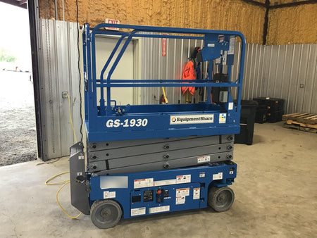 2019 Genie GS-1930 Fixed Rails with Chain Entry