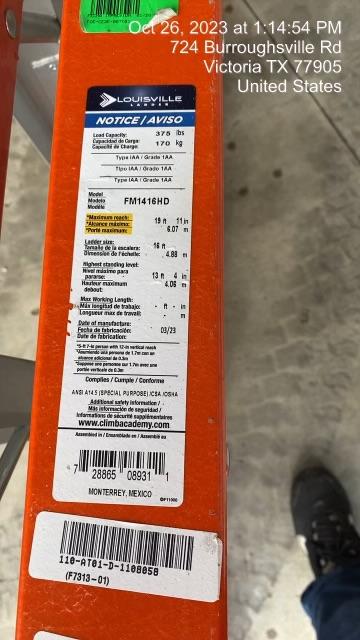 2023 LOUISVILLE LADDER FM1400HD