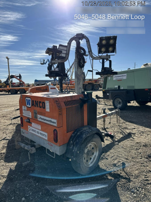 2024 Wanco WLTT-4MM4K Diesel, Deep Sea Controller, Shore Power Plug, Auto Start, (4) 350W LED Floodlights, 4kW Generator, 60 Gal Fuel Tank, 2" Ball, T3