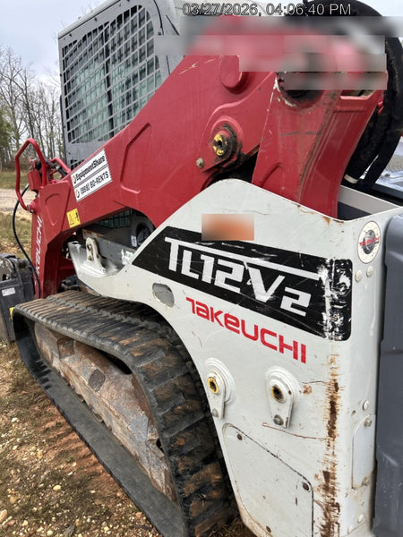 2019 Takeuchi TL12V2C Cab/Heat/AC, Back-up Alarm, Hydraulic QC w/80" HD Tooth Bucket