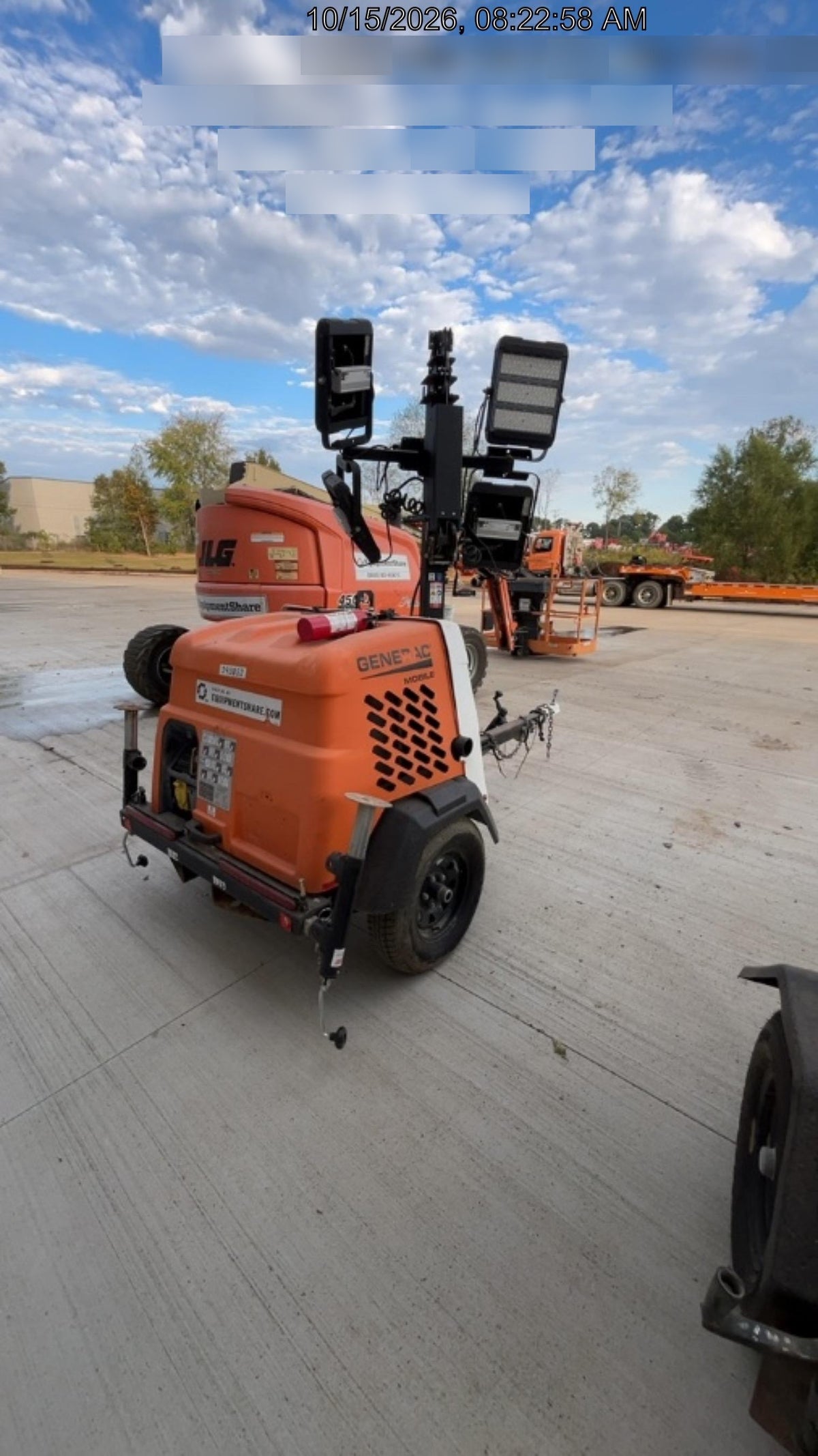 2024 Generac MLT2 Diesel, Flex Switch 120V Input, Powerzone Controller, 
(4) 320W LED Lights, 4kW Generator, 39.9 Gal Fuel Tank, 2" Ball, T3