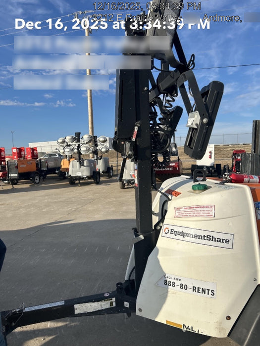 2024 Generac MLT2 Diesel, Flex Switch 120V Input, Powerzone Controller, 
(4) 320W LED Lights, 4kW Generator, 39.9 Gal Fuel Tank, 2" Ball, T3