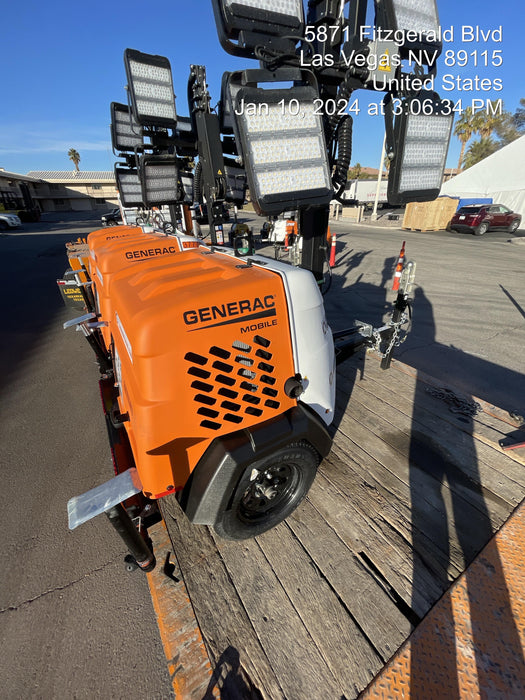 2023 Generac MLT2 Diesel, Flex Switch 120V Input, Powerzone Controller, 
(4) 320W LED Lights, 4kW Generator, 39.9 Gal Fuel Tank, 2" Ball, T3