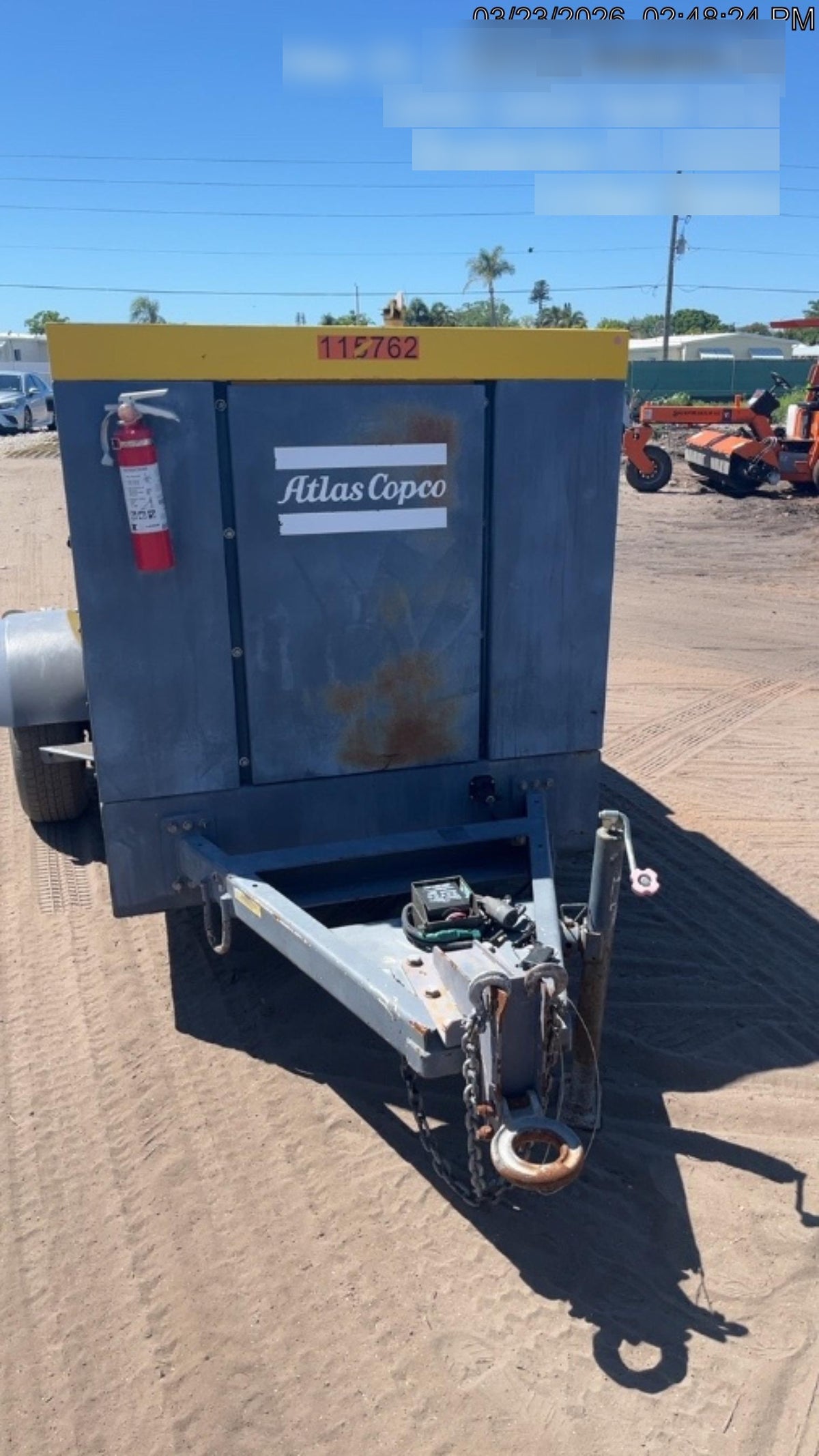 2020 ATLAS COPCO PAS 150 HF CS Enclosed
