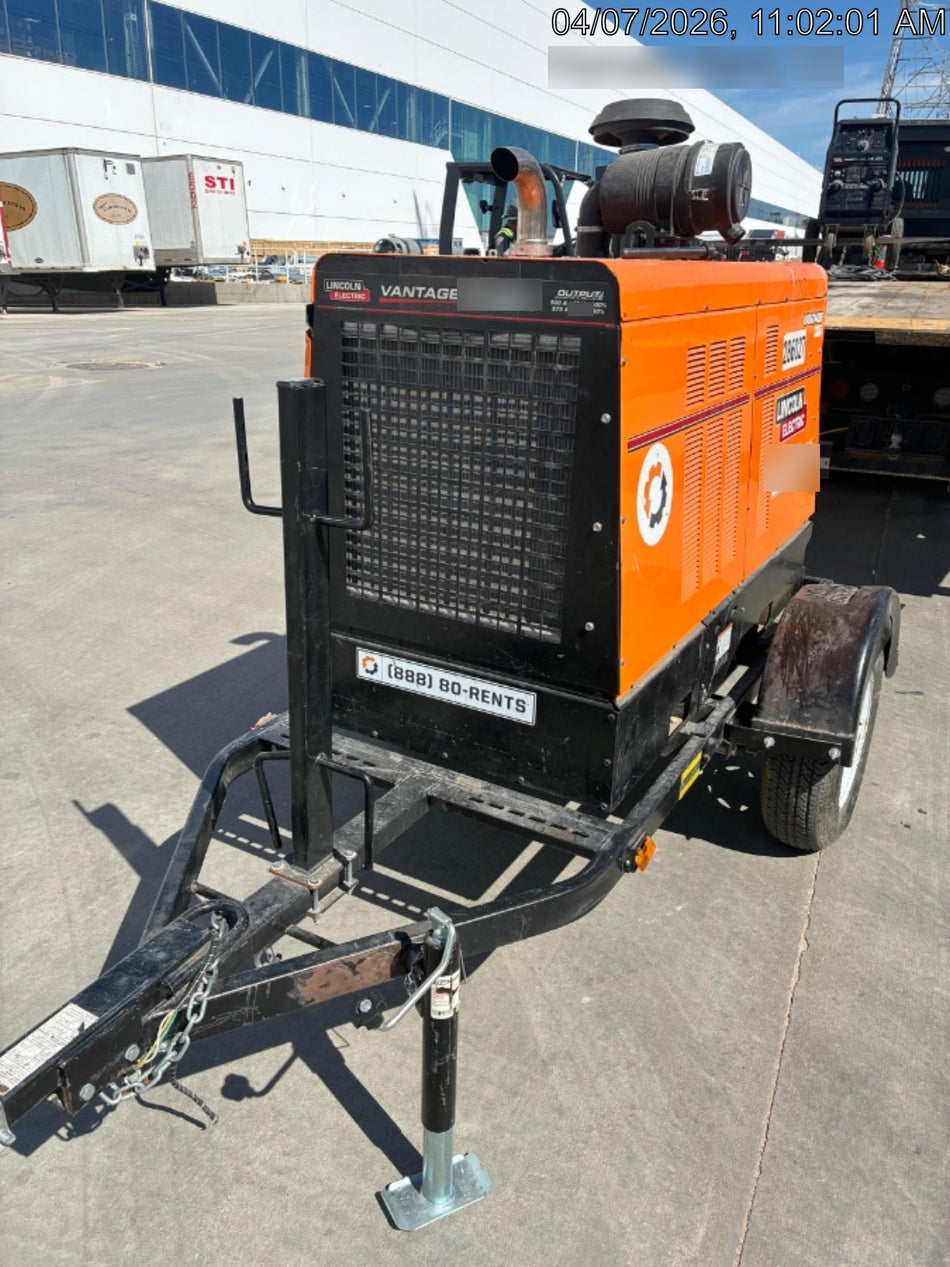 2022 Lincoln Electric Vantage 549X Crosslink Technology, Trailer Mounted, ES Decals, T3