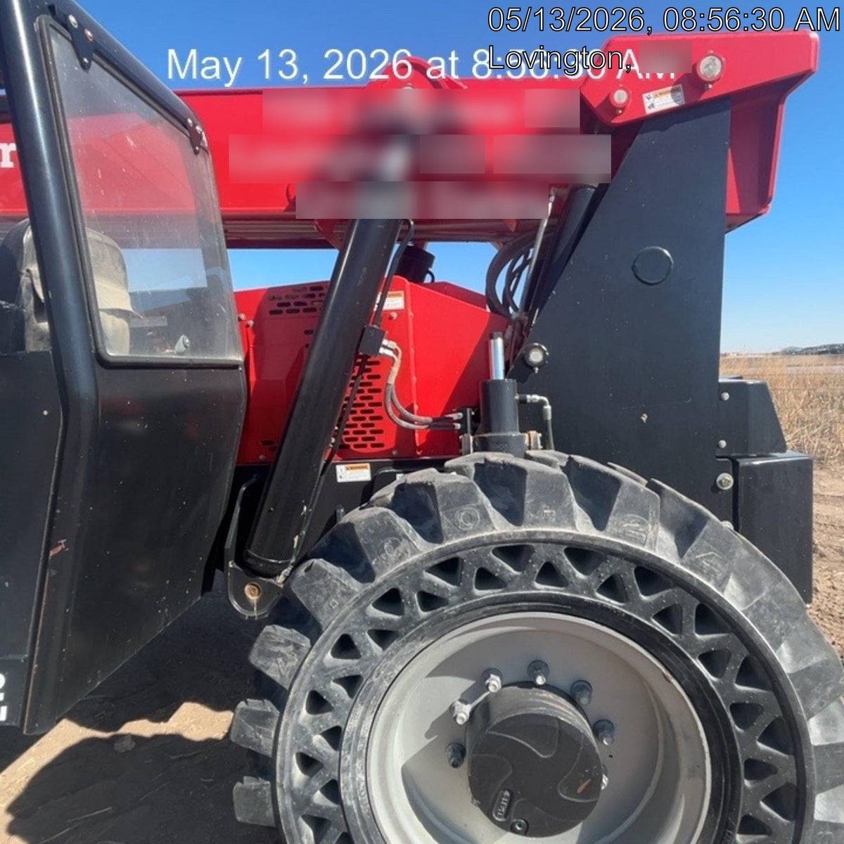 2019 Manitou MTA12042 Canopy, 120 HP , Solid Tires, Work Lights, Lift Hook, Auxiliary Hydraulics 66" Carriage and 60" Forks
