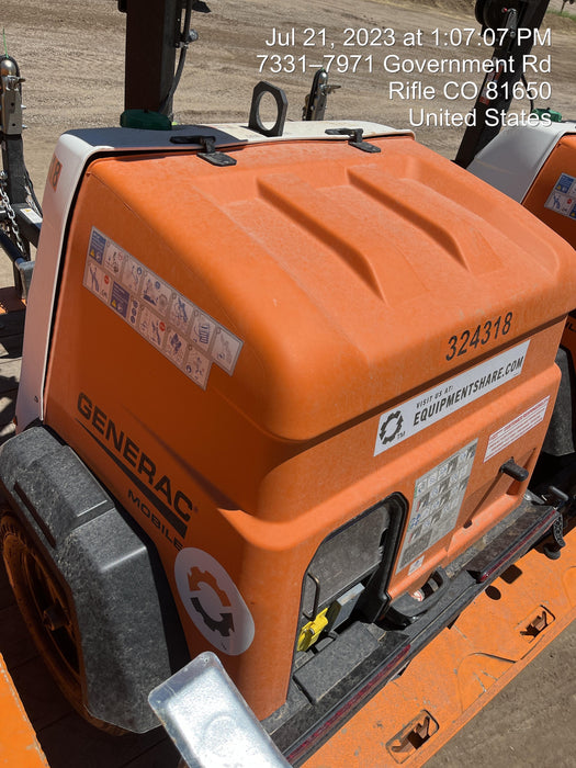 2023 Generac MLT2 Diesel, Flex Switch 120V Input, Powerzone Controller, (4) 320W LED Lights, 4kW Generator, 39.9 Gal Fuel Tank, 2" Ball, T3