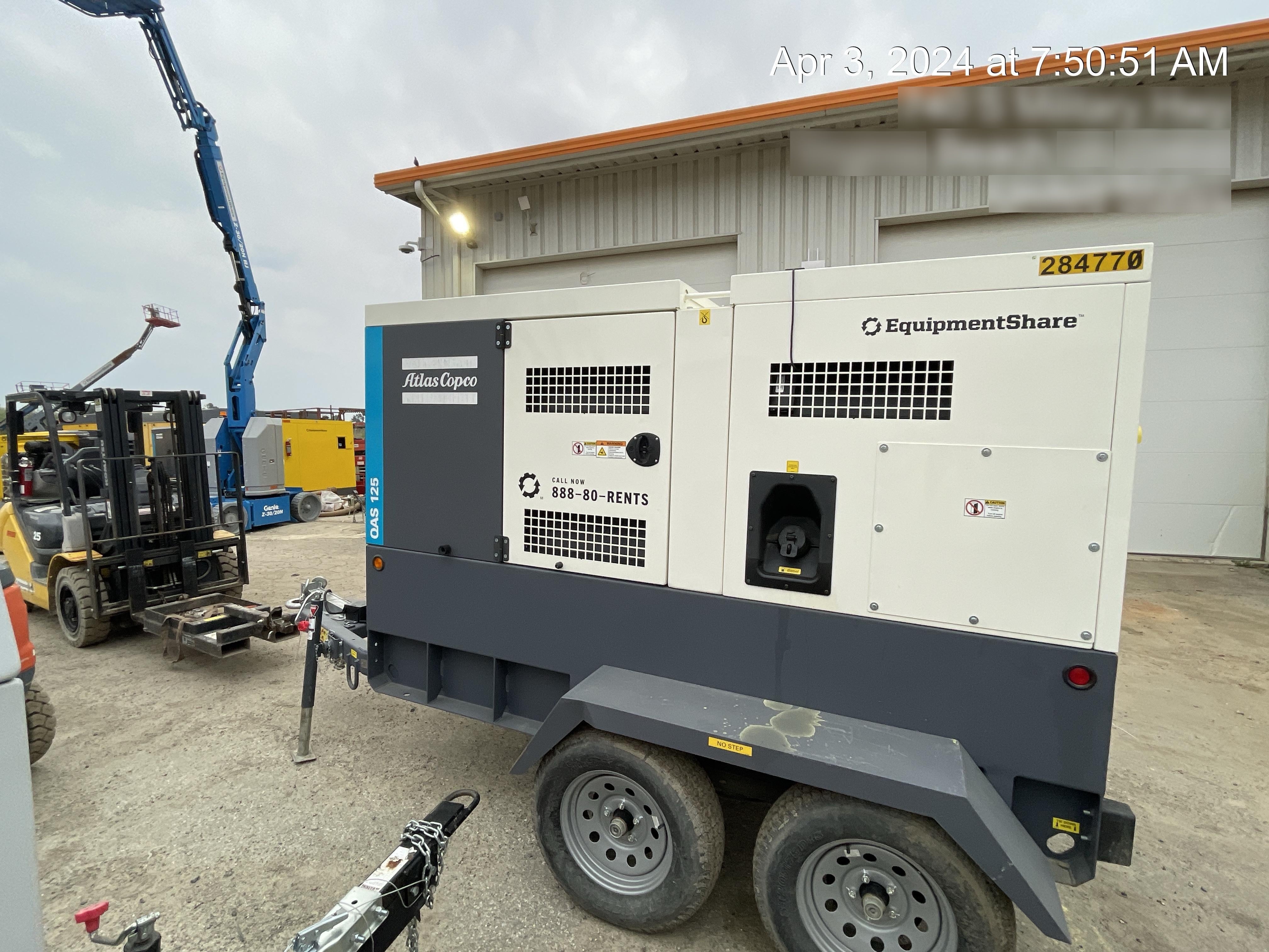 2022 ATLAS COPCO QAS 125