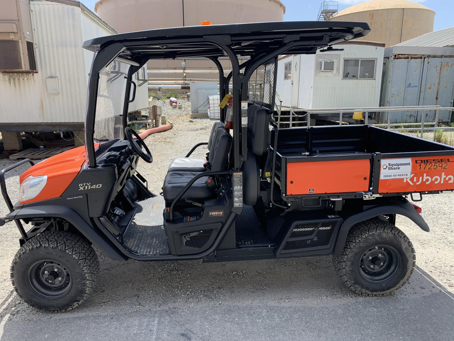 2021 Kubota RTV-X1140W-H Plastic Canopy, Windshield Acrylic Clear, LED Strobe Light, Wire Harness Kit, Back up Alarm