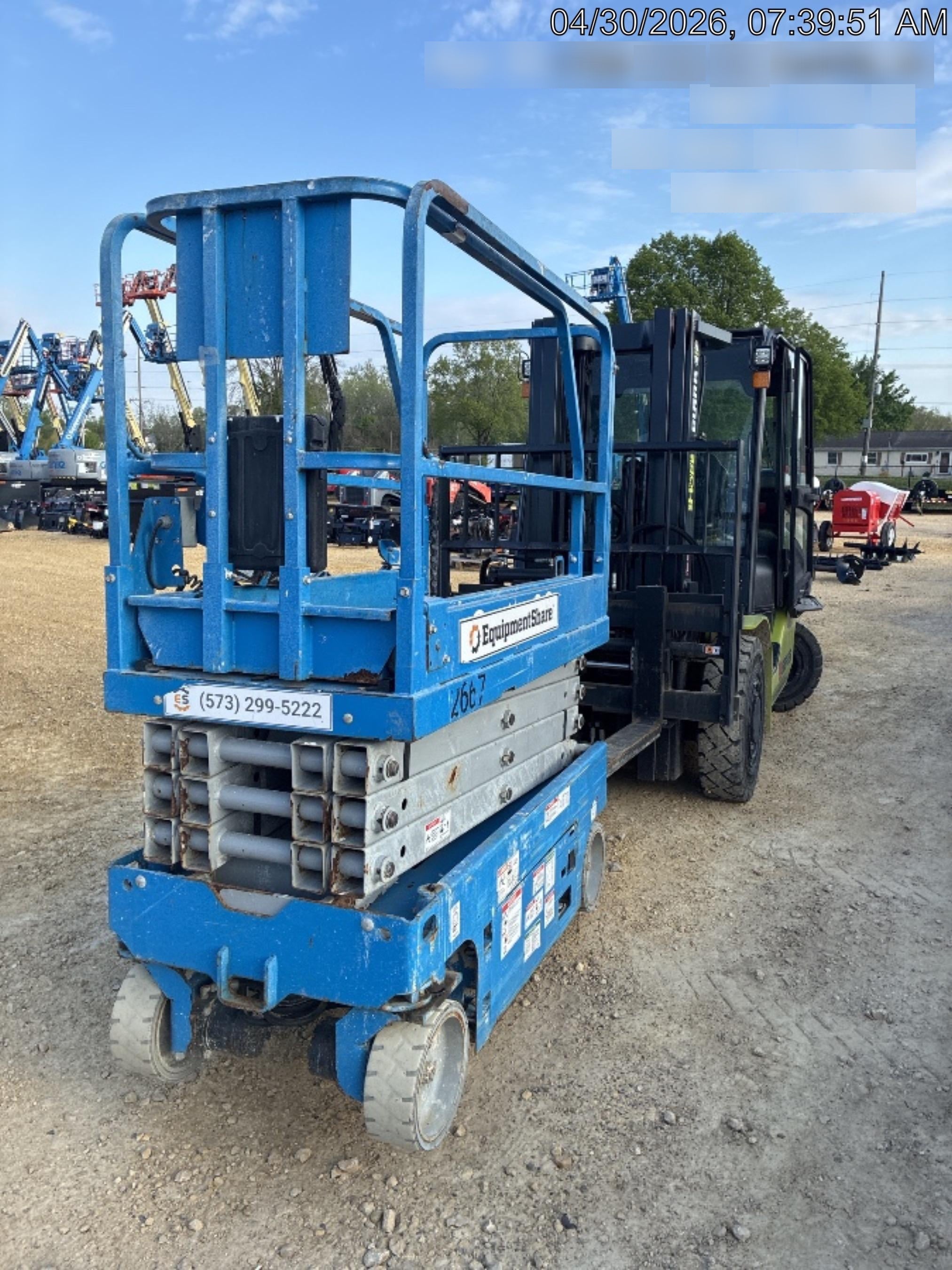 2017 Genie GS-1930 Genie GS-1930 Scissor Lift