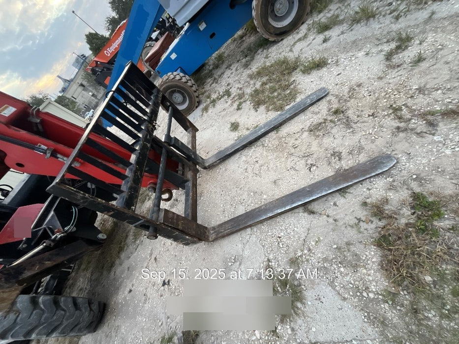 2019 Manitou MTA10055 Canopy, 120 HP, Solid Tires, Work Lights, Lift Hook, Auxiliary Hydraulics, 66" Carriage and 60" Forks