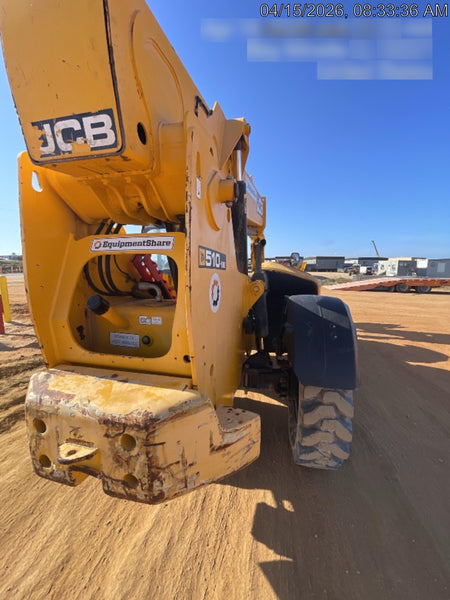 2020 JCB 510-56 Canopy, Solid Tires, Work Lights, Beacon, Aux Hydraulics, Back up Alarm, Lifting Eye, ES Decals