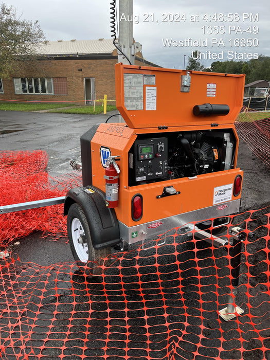 2024 Wanco WLTT-4MM4K Diesel, Deep Sea Controller, Shore Power Plug, Auto Start, (4) 350W LED Floodlights, 4kW Generator, 60 Gal Fuel Tank, 2" Ball, T3