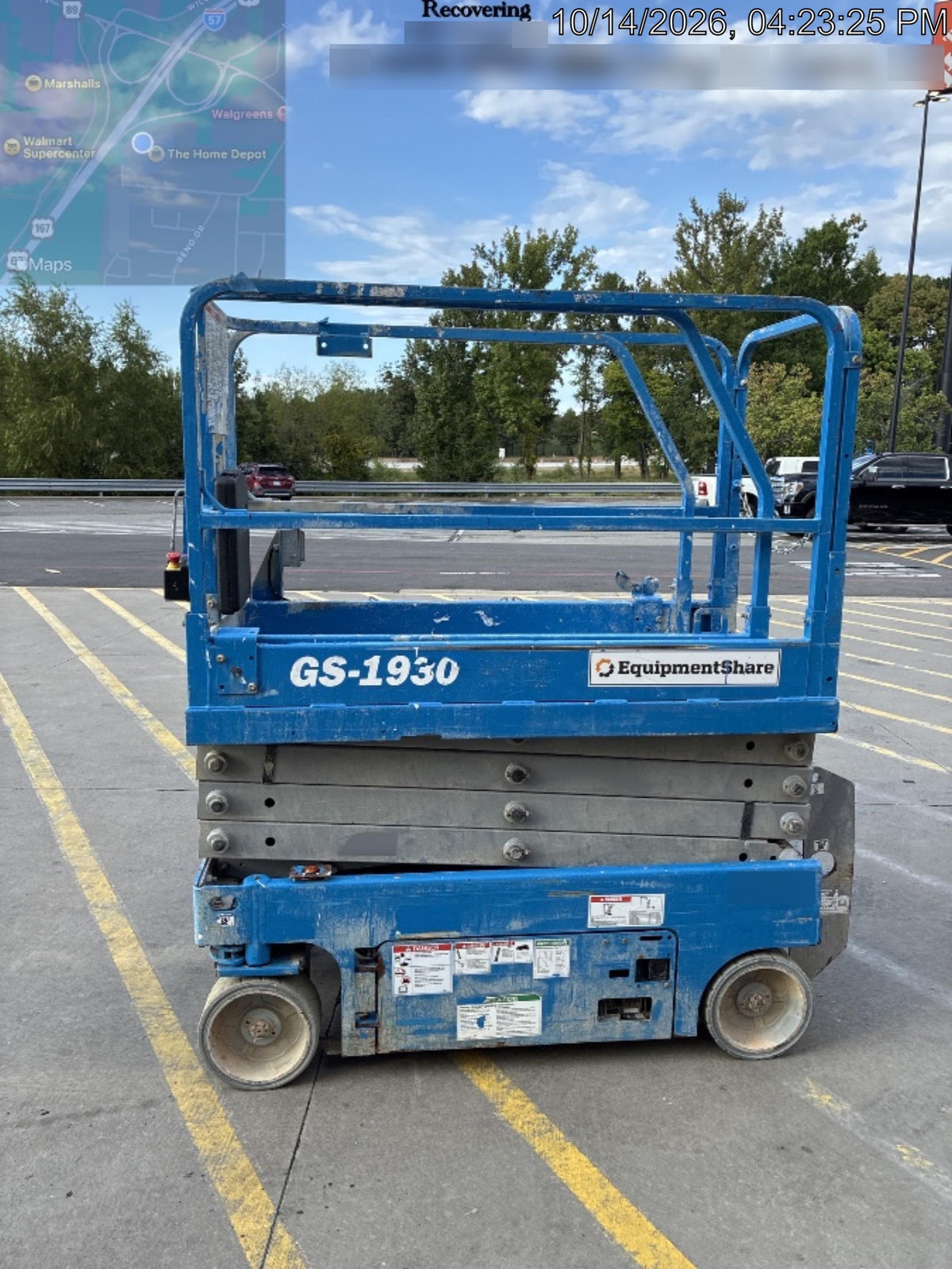 2019 Genie GS-1930 Fixed rails with chain Entry