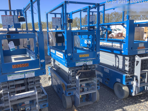 2020 Genie GS-1930 Solid Non Marking Tires, Beacon, Folding rails with half height swing gate, 800W Inverter