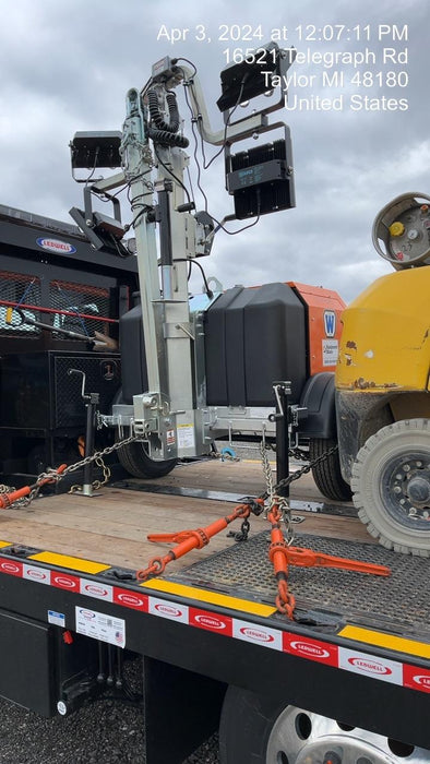 2024 Wanco WLTT-4MM4K Diesel, Deep Sea Controller, Shore Power Plug, Auto Start, (4) 350W LED Floodlights, 4kW Generator, 60 Gal Fuel Tank, 2" Ball, T3