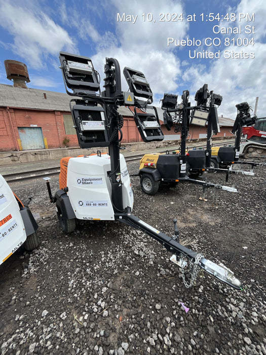 2023 Generac MLT2 Diesel, Flex Switch 120V Input, Powerzone Controller, 
(4) 320W LED Lights, 4kW Generator, 39.9 Gal Fuel Tank, 2" Ball, T3