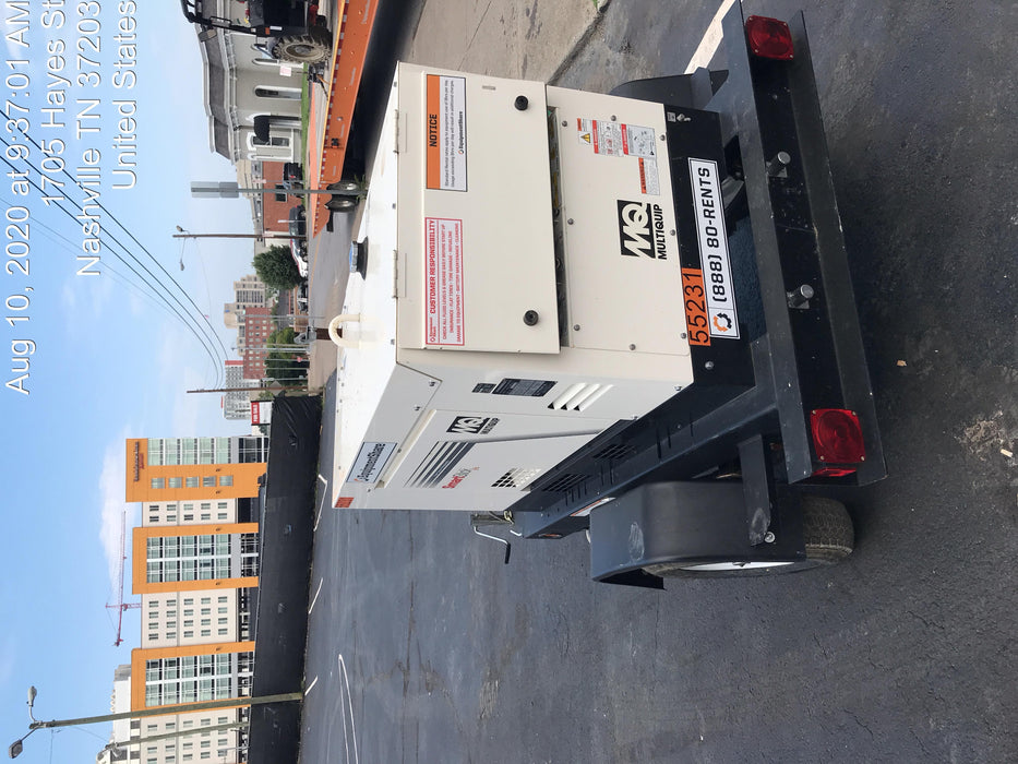 2019 Multiquip DLW400ESA4 Dual Pack, Trailer Mounted