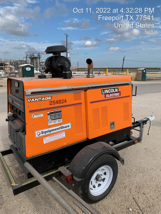 2022 Lincoln Electric Vantage 549X Crosslink Technology, Trailer Mounted, ES Decals, T3