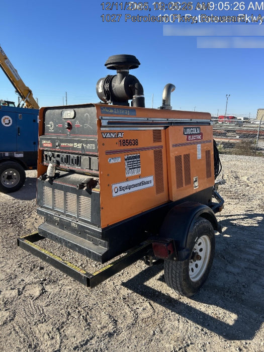 2021 Lincoln Electric Vantage 549X Ready Pak 3, ORANGE (includes trailer, cable rack, fender light kit)