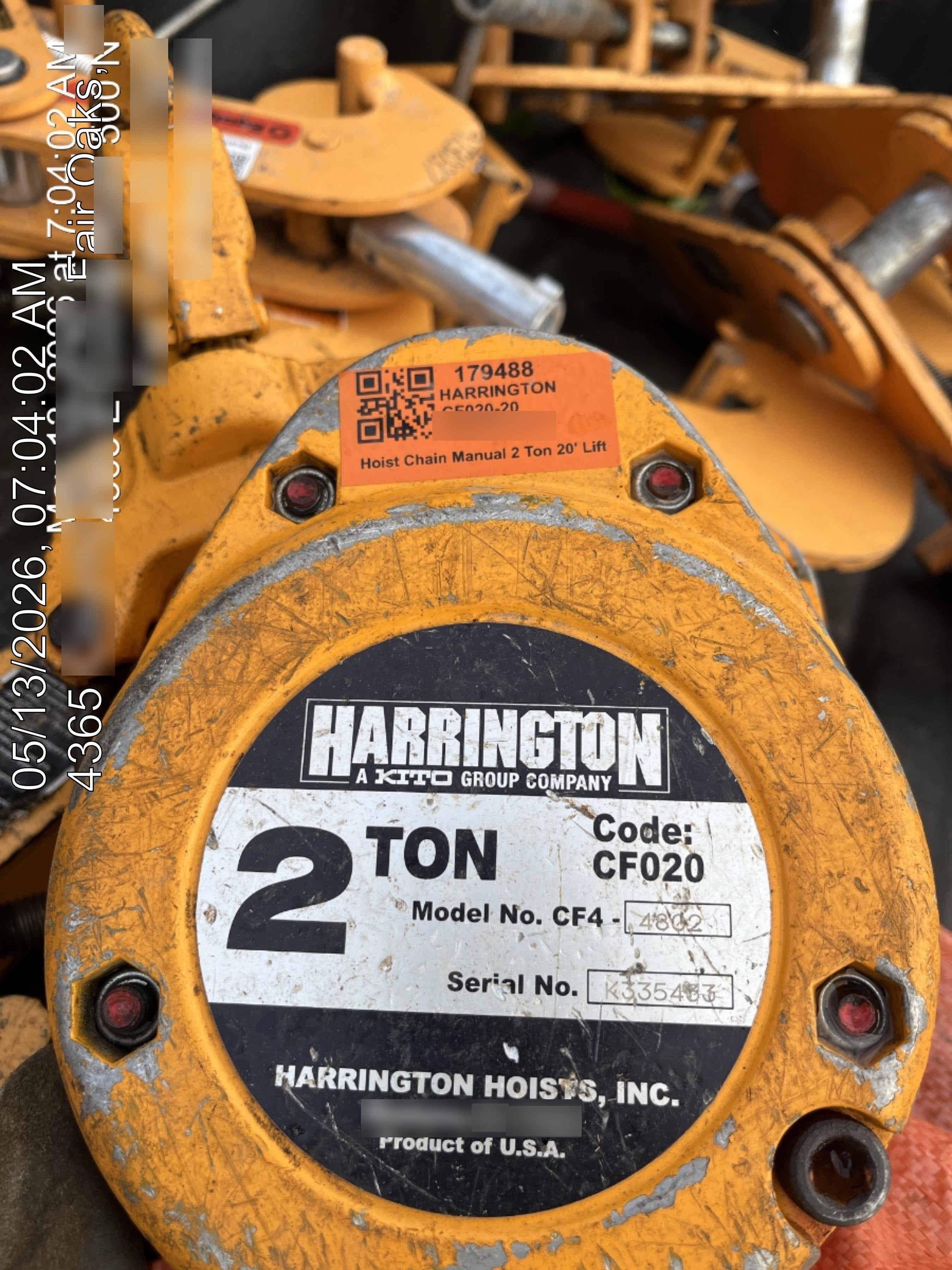 2022 HARRINGTON CF010-20
