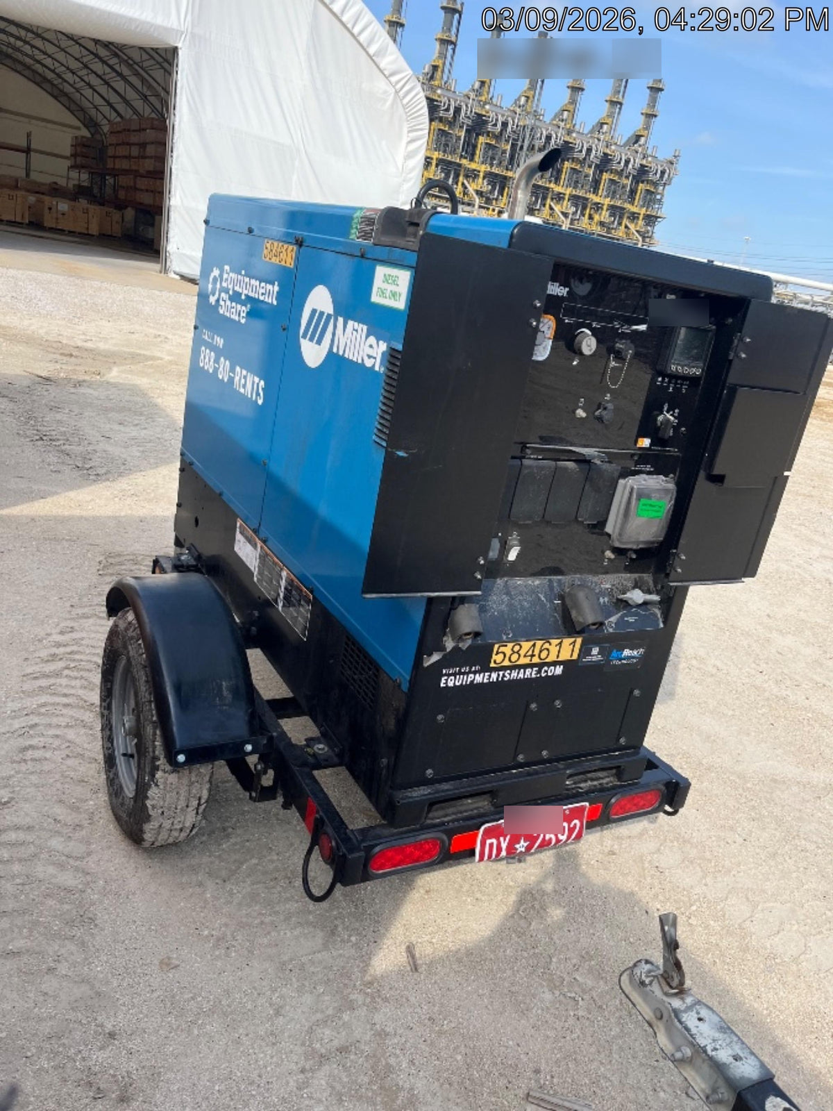 2025 MILLER ELECTRIC BIG BLUE 500