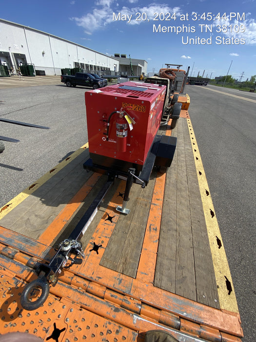 2023 Shindaiwa DGW400MDL Kubota D902 Engine, 23 HP, Dual Op Welder, Wire, Arc, Droop Stick, Tig, and CC Stick Functionality, Simulphase, 3 Phase and 1 Phase Gen Output, Single Axle NB Trlr, Slr Trckl Chrg 12V 12W, Fire Ext, T3