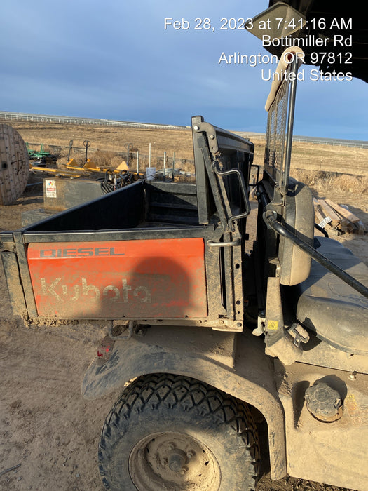 2021 Kubota RTV-X1140W-H Plastic Canopy, Windshield Acrylic Clear, LED Strobe Light, Wire Harness Kit, Back up Alarm
