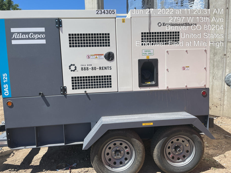 2022 ATLAS COPCO QAS 125