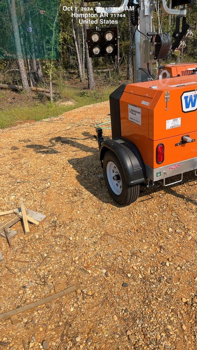 2024 Wanco WLTT-4MM4K Diesel, Deep Sea Controller, Shore Power Plug, Auto Start, (4) 350W LED Floodlights, 4kW Generator, 60 Gal Fuel Tank, 2" Ball, T3