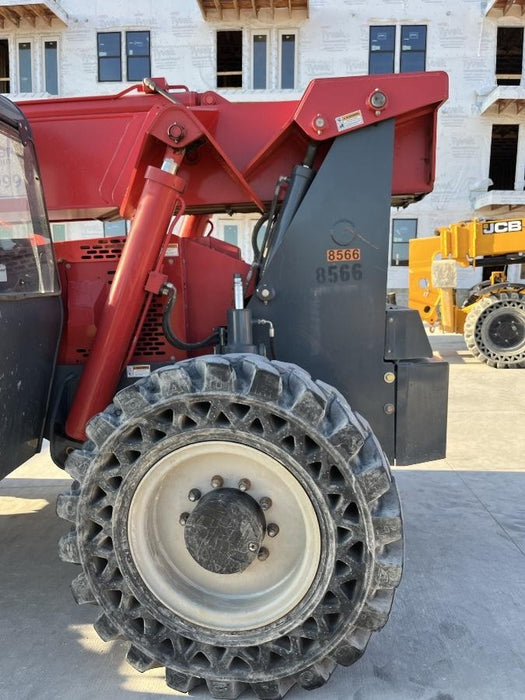 2018 Manitou MTA10055 Manitou MTA 10055 w/Cab/Heat/AC, Work Lights/Strobe, Aux Hyd, Solid Tires, Lift Hook, 66" Carriage, 60" Forks