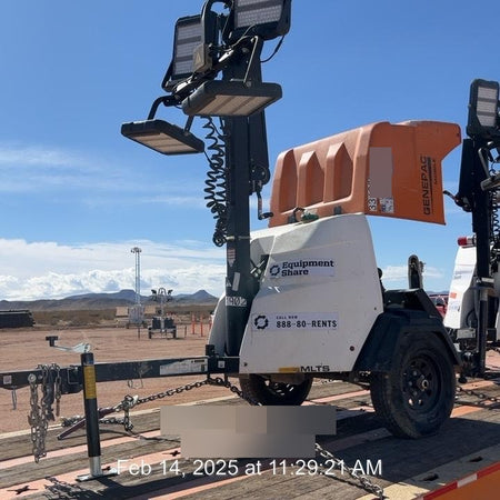 2023 Generac MLT2 Diesel, Flex Switch 120V Input, Powerzone Controller, (4) 320W LED Lights, 4kW Generator, 39.9 Gal Fuel Tank, 2" Ball, T3