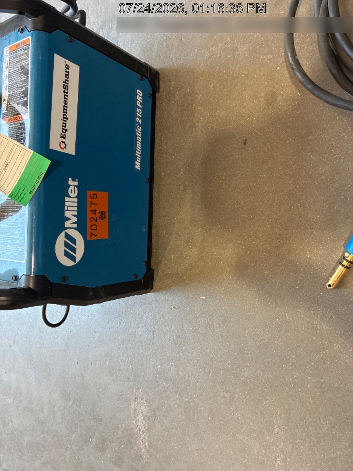 2026 MILLER ELECTRIC Multimatic 215