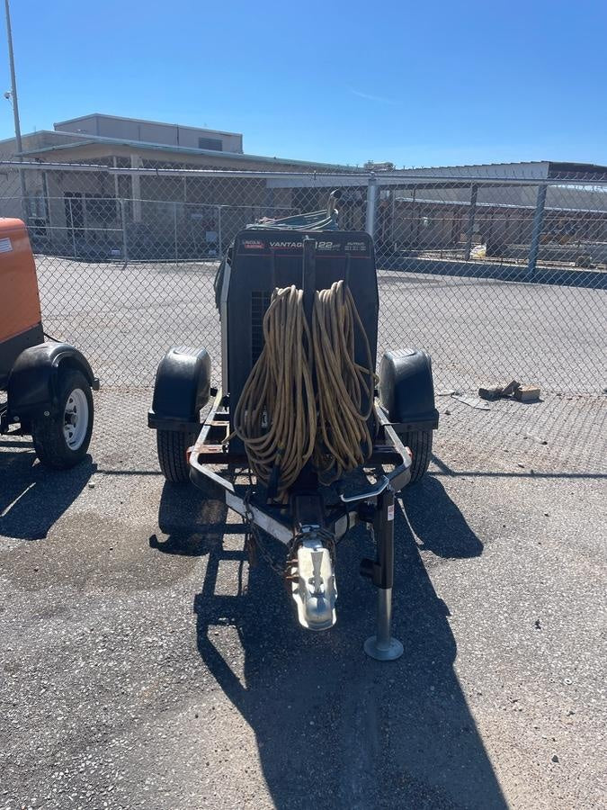 2019 Lincoln Electric Vantage 322 Ready-Pak 3, Two Wheel Trailer, Fender and Light Kit, Cable Rack