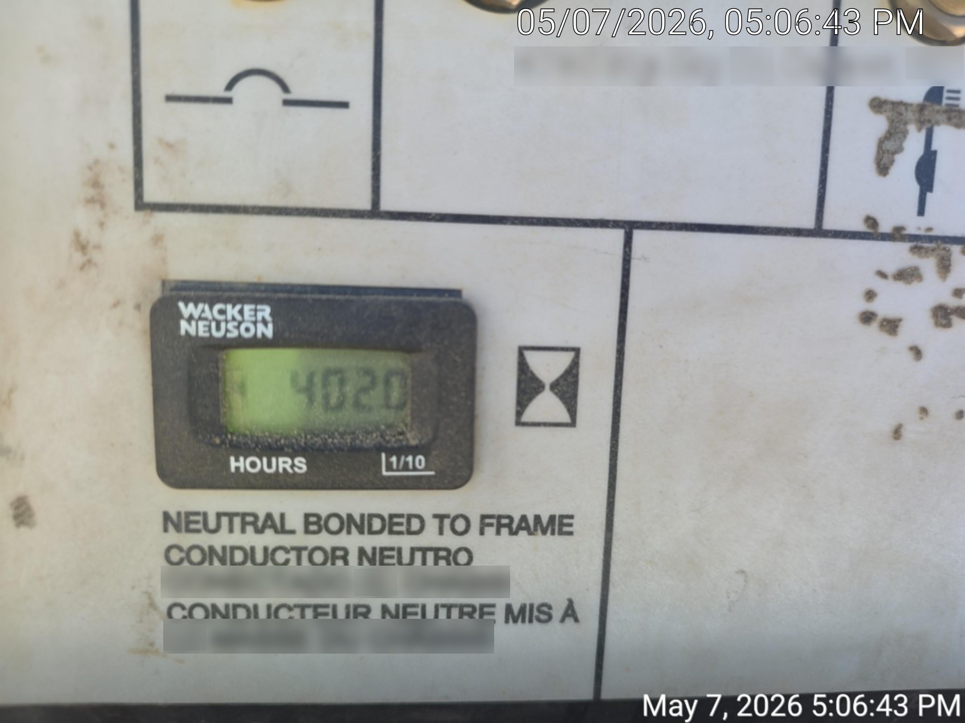 2018 Wacker Neuson LTV6L-MH Wacker Neuson LTV6L Mobile Light Tower w/Fuel Level Sensor Installed