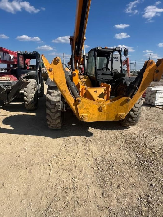 2020 JCB 510-56 Canopy, 74 HP, Solid Tires, STD Worklight, Beacon, Aux Hydraulics, Lifting Eye, Back up Alarm w/66" Carriage/60" Forks