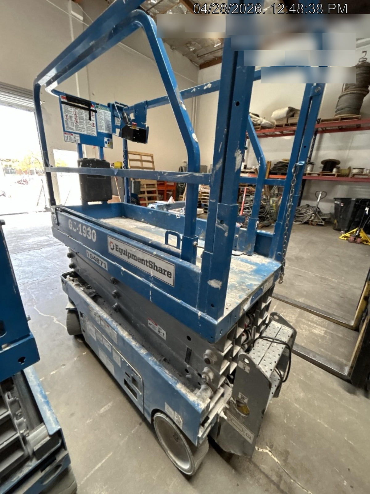 2020 Genie GS-1930 Standard Machine, 800W Inverter