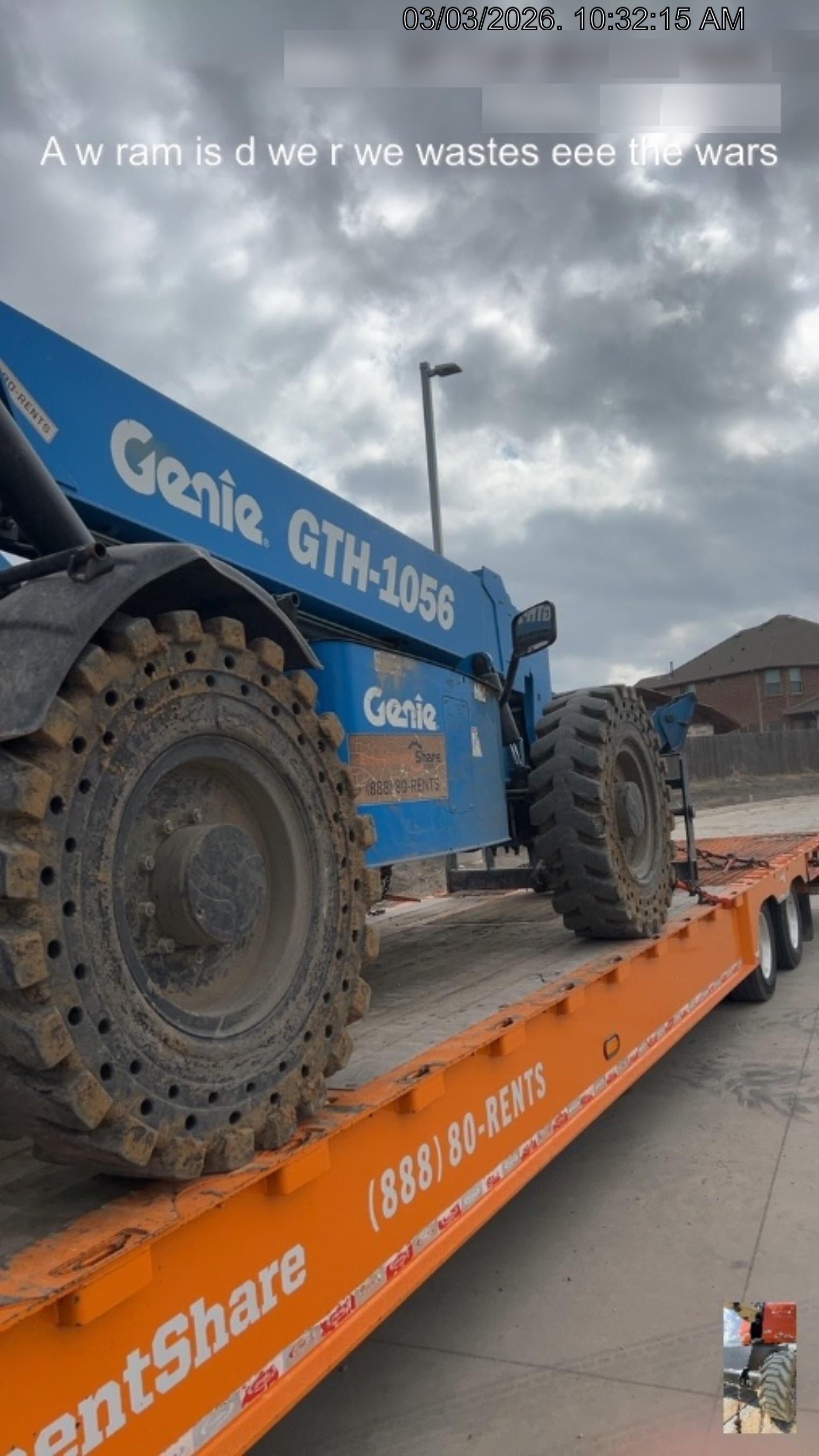 2018 Genie GTH-1056 GTH-1056 w/Open ROPS, FF Tires, Beacon, 48" carriage/forks