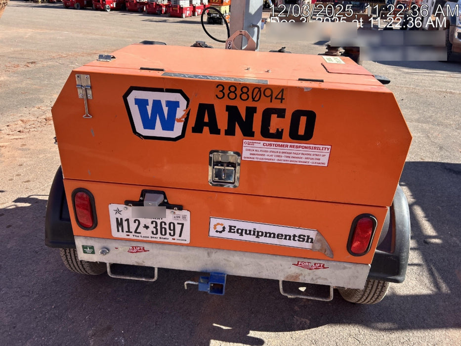 2024 Wanco WLTT-4MM4K Diesel, Deep Sea Controller, Shore Power Plug, Auto Start, (4) 350W LED Floodlights, 4kW Generator, 60 Gal Fuel Tank, 2" Ball, T3