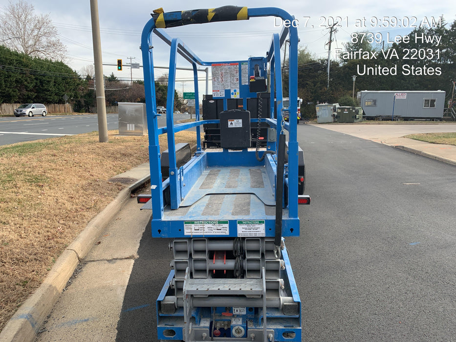 2020 Genie GS-1930 Fixed rails with chain entry gate - Pre A92.20