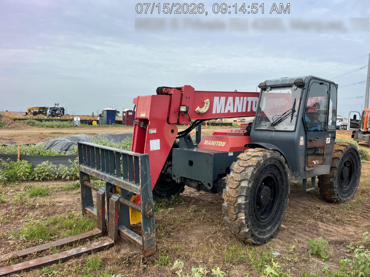 2018 Manitou 12042 Manitou MTA 12042 w/Cab/Heat/AC, Work Lights/Strobe, Aux Hyd, Solid Tires, Lift Hook, 66" Carriage, 72" Forks