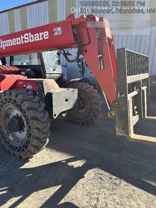 2019 Manitou MTA12042 120hp T4F, Cab/Heat/Air, Cab and Boom LED work lights, Auxiliary Hydraulics, Solid Tires, Amber strobe, Lift Hook 66" Carriage, 60" Forks